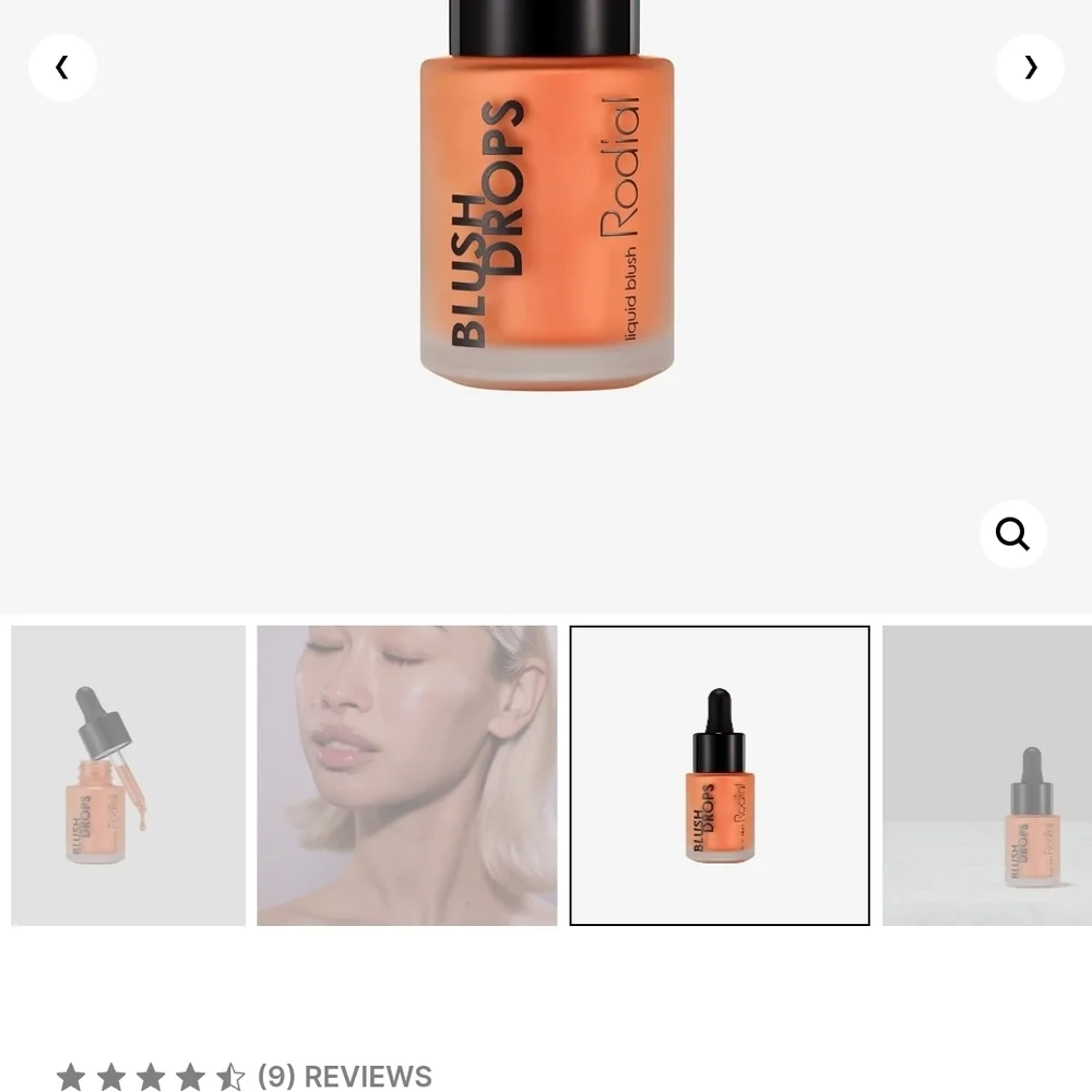 Rodial Blush Drops Liquid Blush NIB